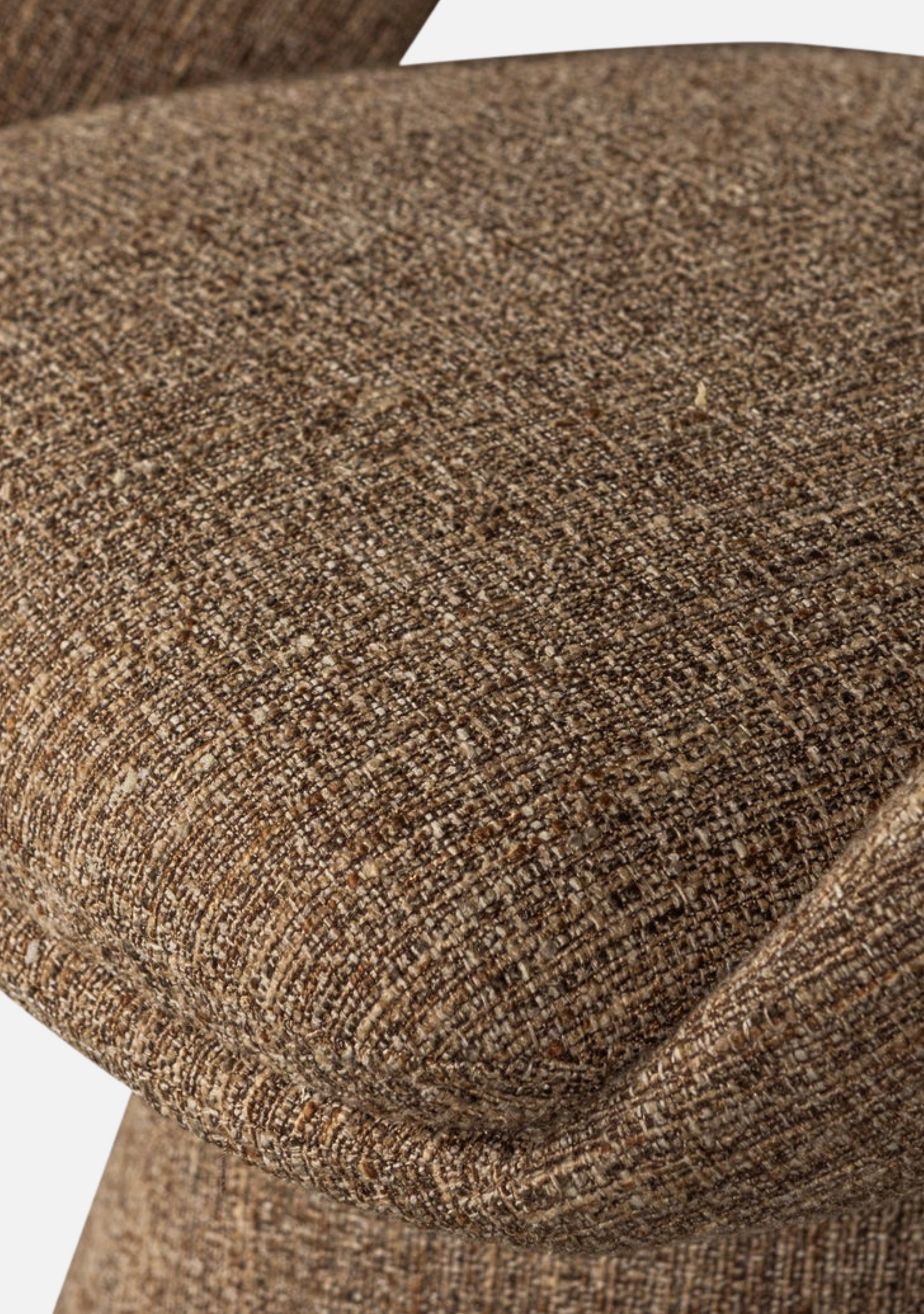 Winter Swivel Dining Chair – Sand Melange - Elara Maison