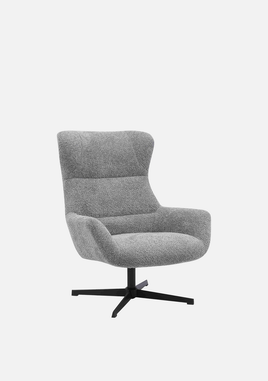 Bescia Lounge Chair with swivel function - Elara Maison