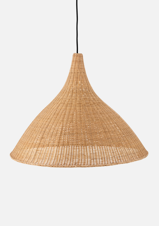 Camine Rattan Pendant - Elara Maison