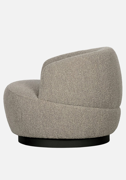 Woolly Swivel Armchair – Natural Mix