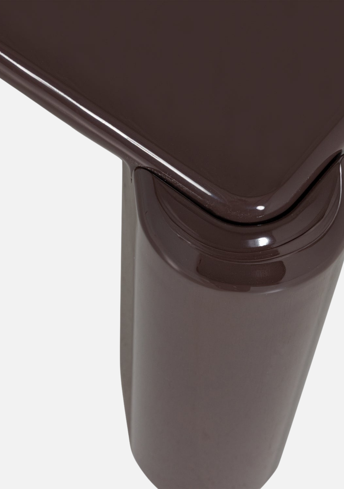 Tiven Coffee Table – FSC® Dark Brown High Gloss MDF - Elara Maison