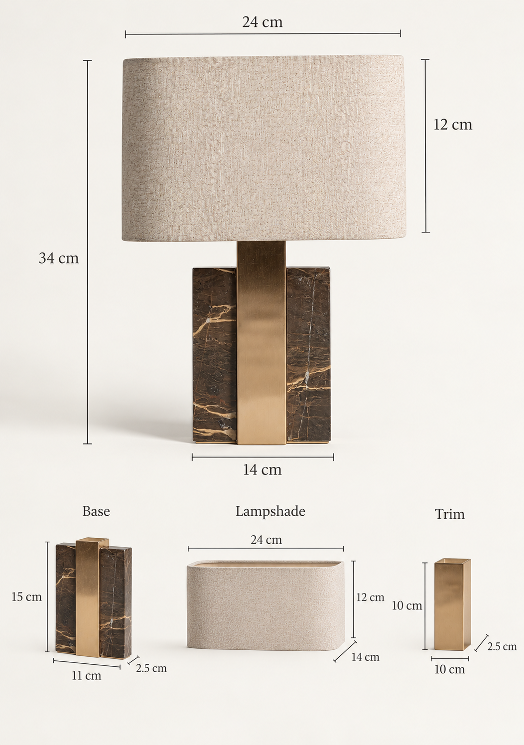 Helie Marble Lamp