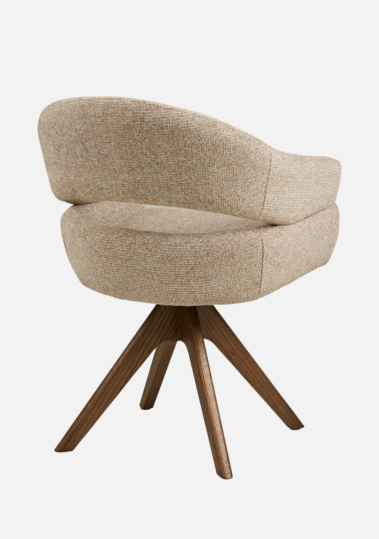 Dover Swivel Dining Chair – Oak Legs, FSC®