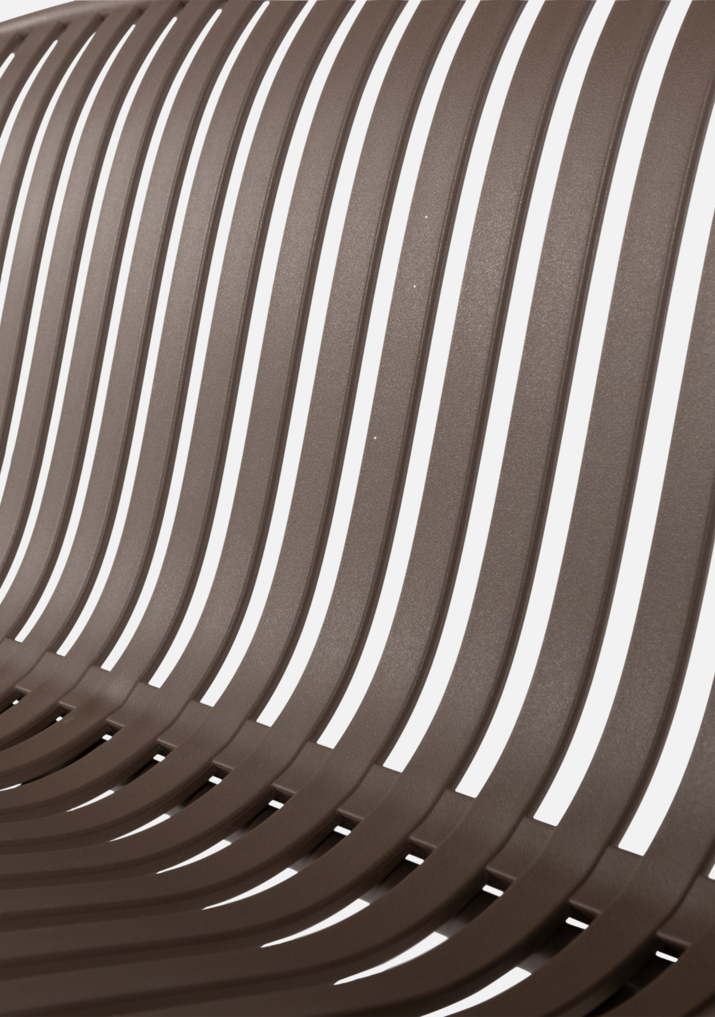 BRUCE GARDEN 2-SEATER BENCH PP/METAL PURPLE/BROWN - Elara Maison