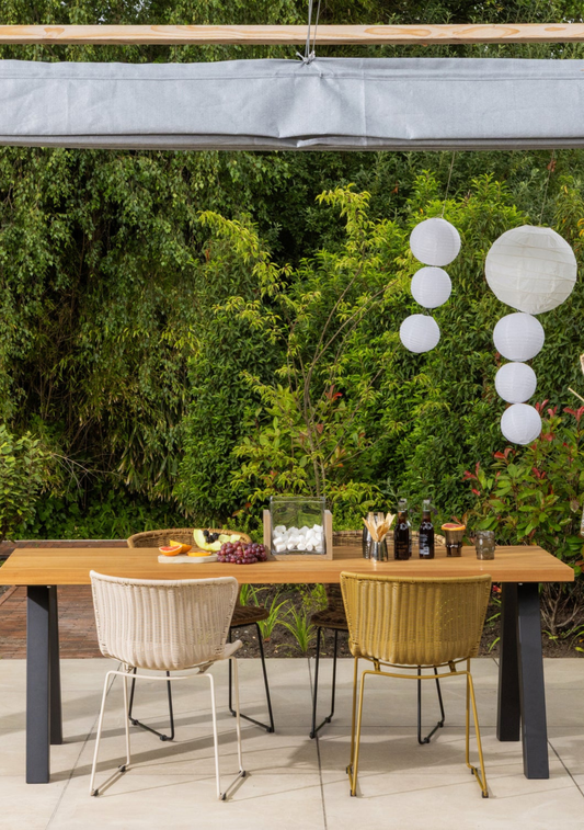 WINGS GARDEN CHAIR SAND - SET OF 2 - Elara Maison