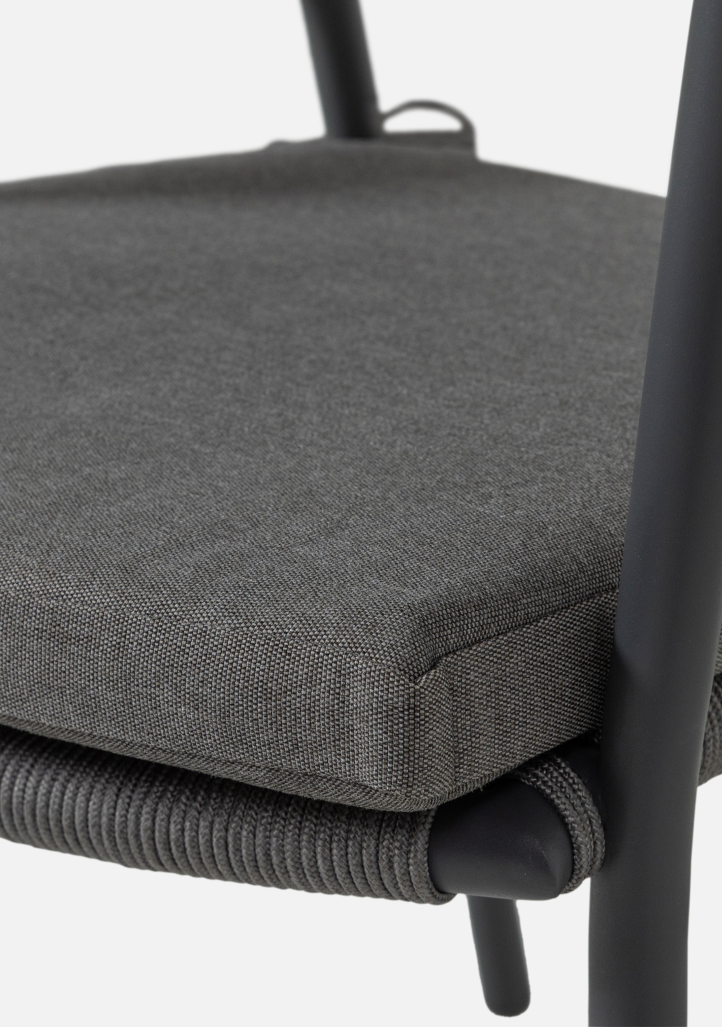 RILO GARDEN CHAIR ALUMINIUM/POLYESTER BROWN - Elara Maison