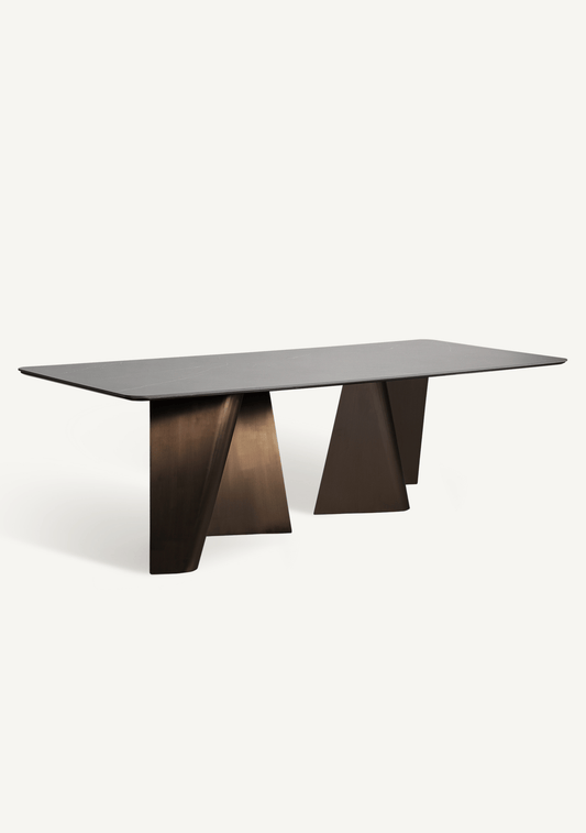 Tux Sculptural Porcelain Dining Table 240 cm