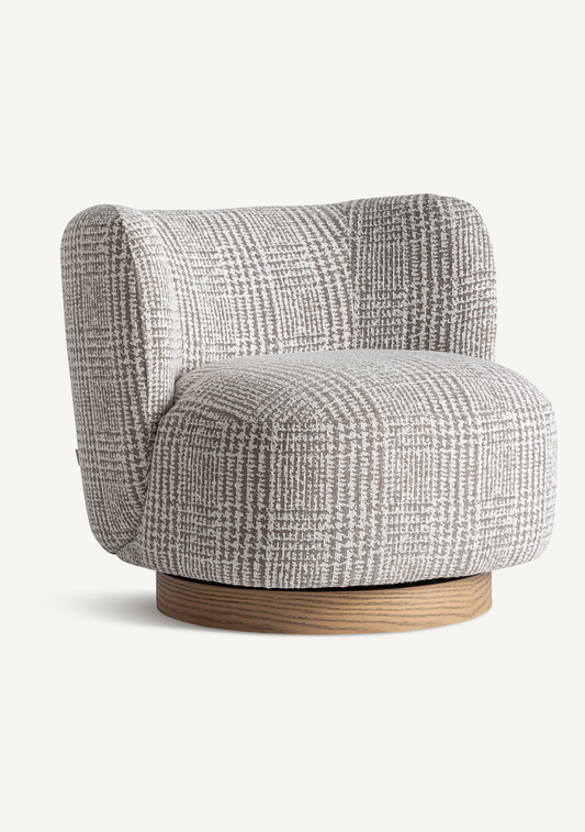 ODERZO ROTATIVE ARMCHAIR - Elara Maison
