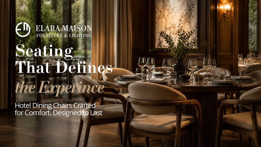 Hotel Dining Chairs: The Hidden Design Investment That Shapes Every Guest Experience