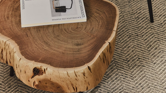 Live-Edge Coffee Tables Crafted from Natural Wood