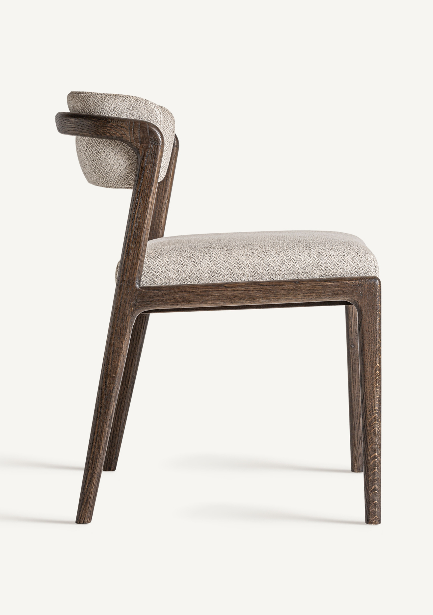 Jerzen Dining Chair – Beige & Brown - Elara Maison