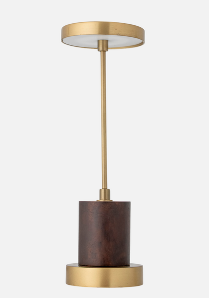 Chico Portable Lamp – Rechargeable Brass Metal - Elara Maison