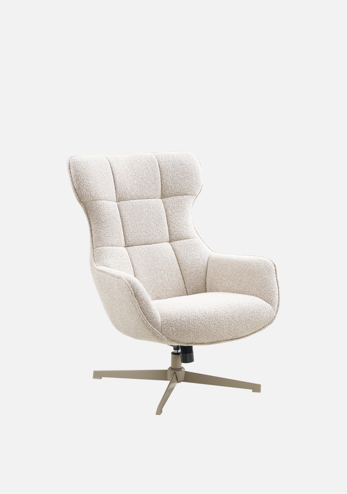 Turin Lounge Chair with swivel function - Elara Maison
