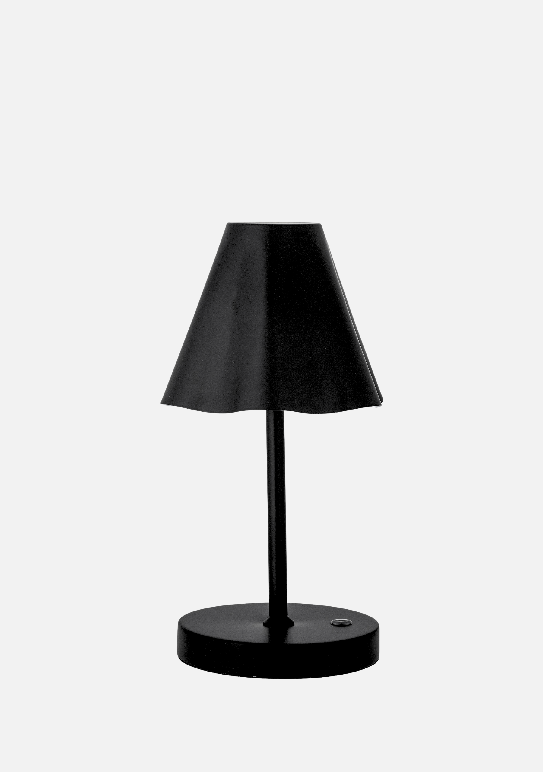 Lianna Portable Lamp – Rechargeable Black Metal (Set of 4) - Elara Maison