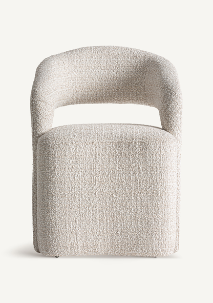 Besne Dining Chair – Cream - Elara Maison