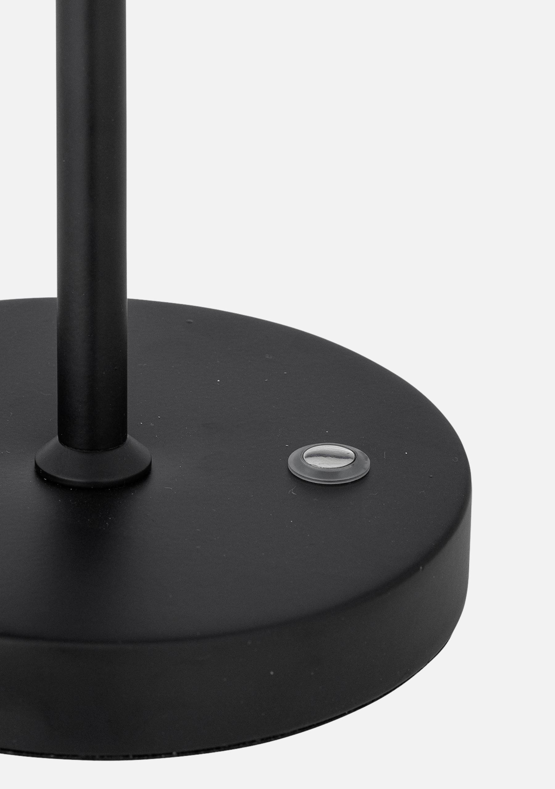 Lianna Portable Lamp – Rechargeable Black Metal (Set of 4) - Elara Maison