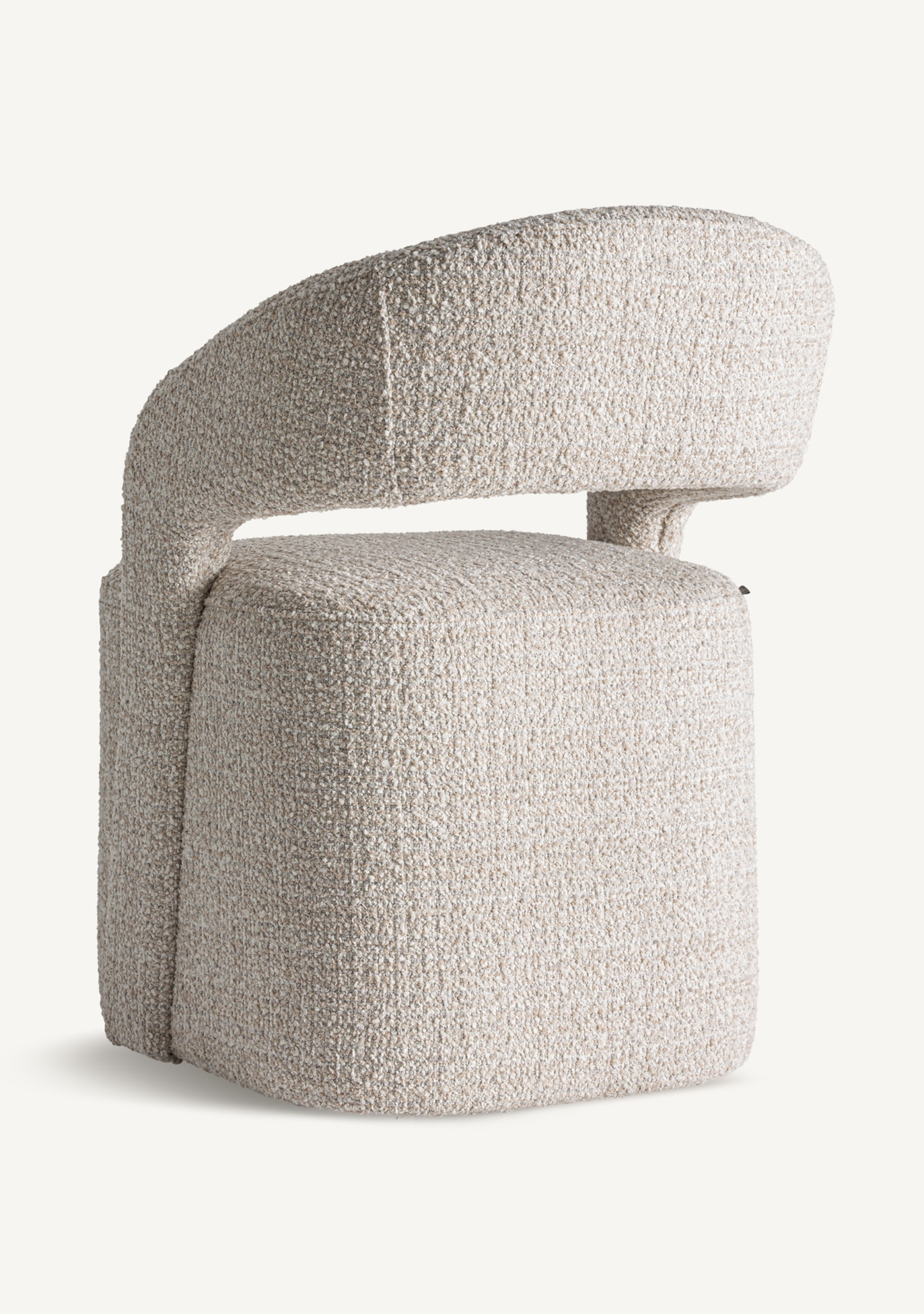 Besne Dining Chair – Cream - Elara Maison