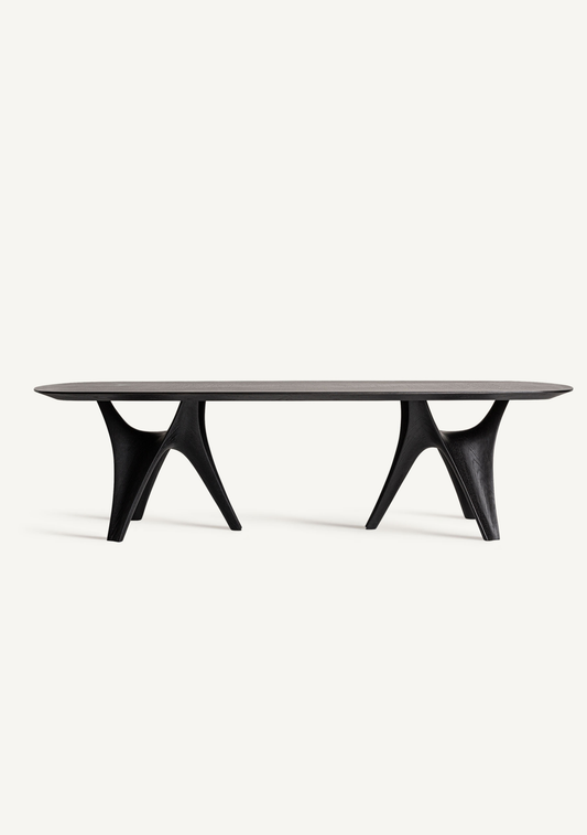 Noir Éclipse Dining Table