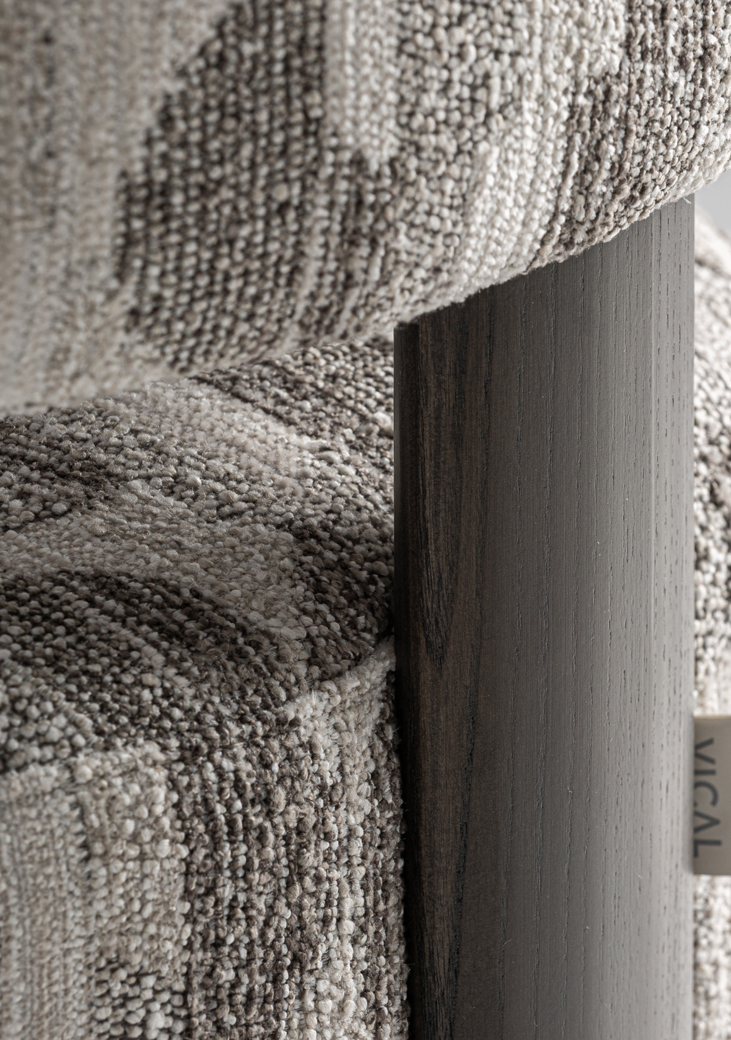 Najac Dining Chair – Grey & Brown - Elara Maison