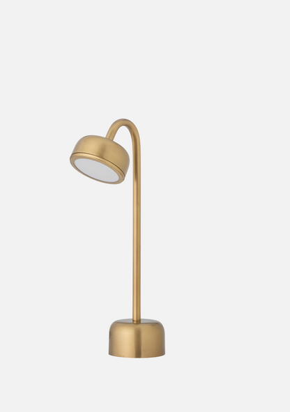 Nico Portable Lamp – Rechargeable Brass Metal - Elara Maison