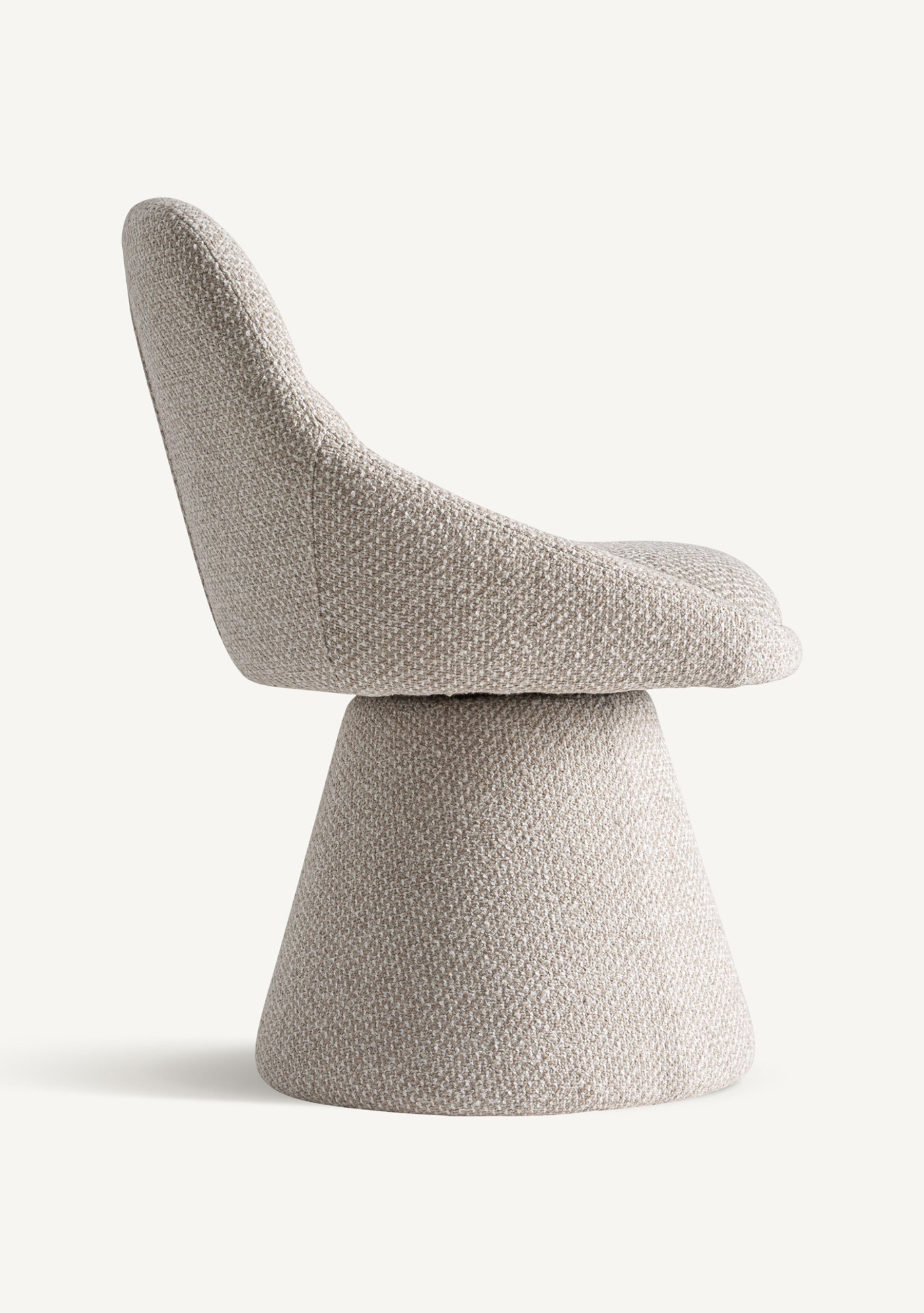 Essen Swivel Dining Armchair – Beige - Elara Maison