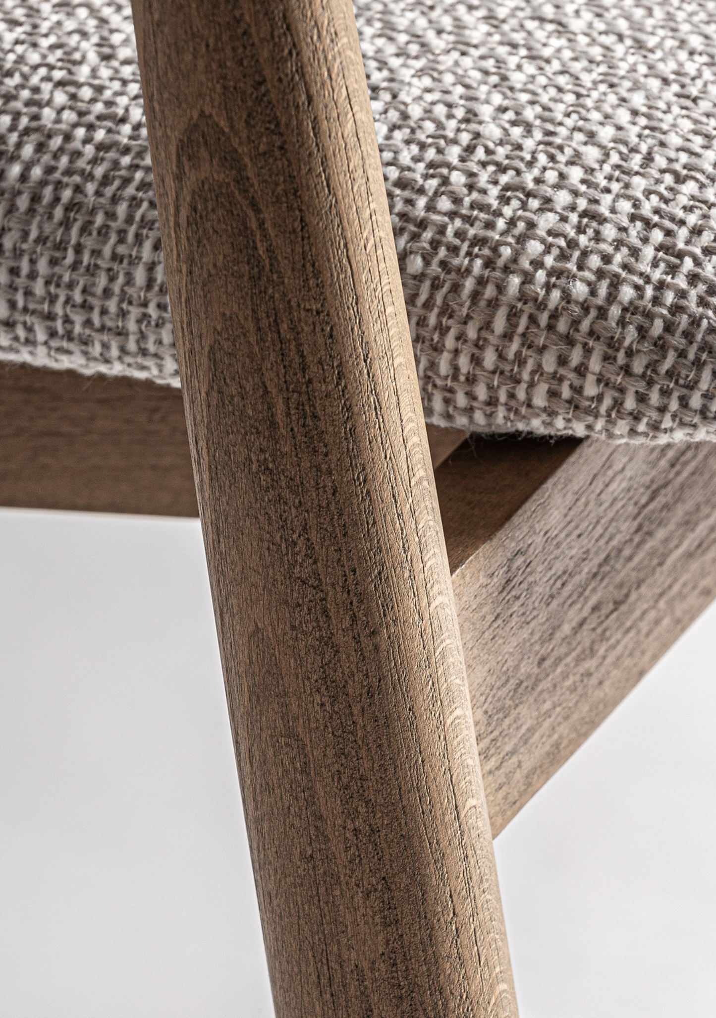 Dilbeek Dining Chair – Light Brown & Grey - Elara Maison