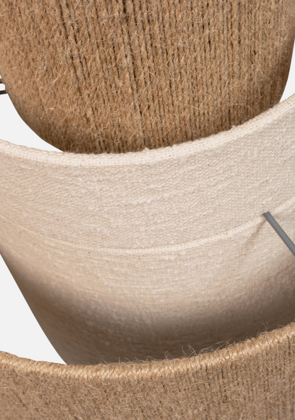 Pelle Pendant Lamp – Natural Rope - Elara Maison