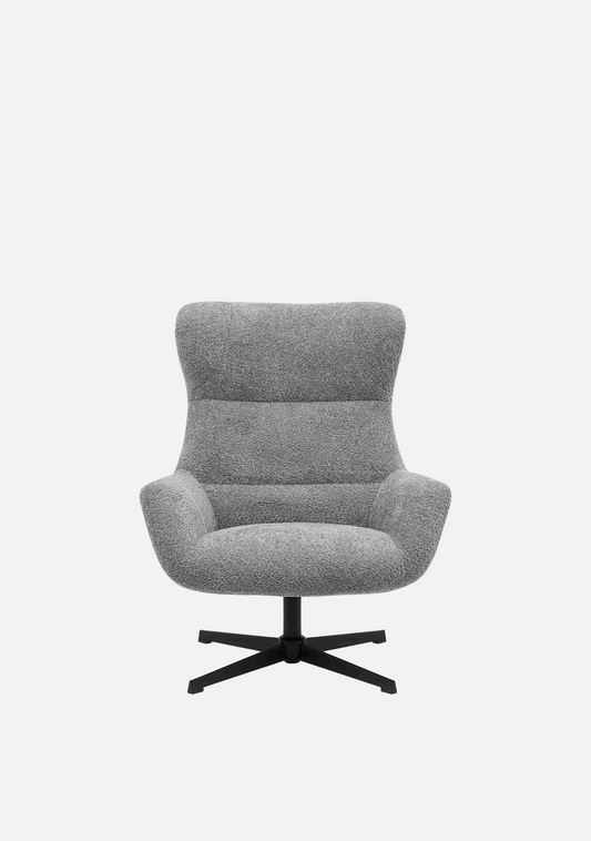Bescia Lounge Chair with swivel function - Elara Maison