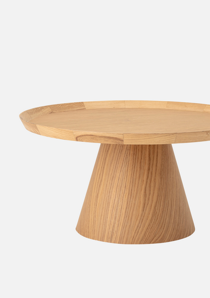 Luana Coffee Table – Natural Oak Veneer - Elara Maison