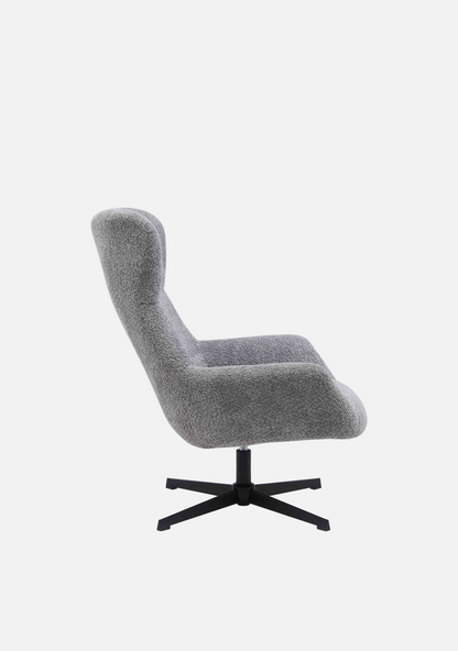 Bescia Lounge Chair with swivel function - Elara Maison