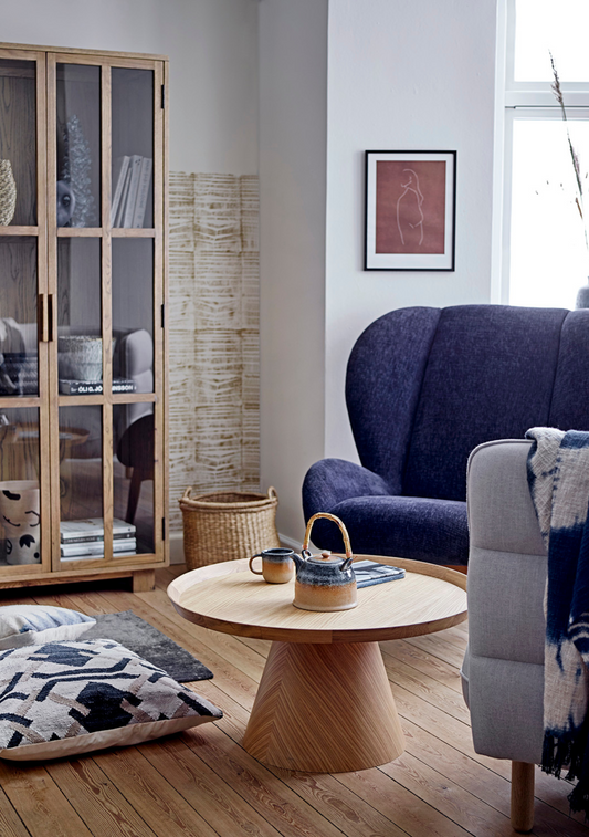 Luana Coffee Table – Natural Oak Veneer - Elara Maison