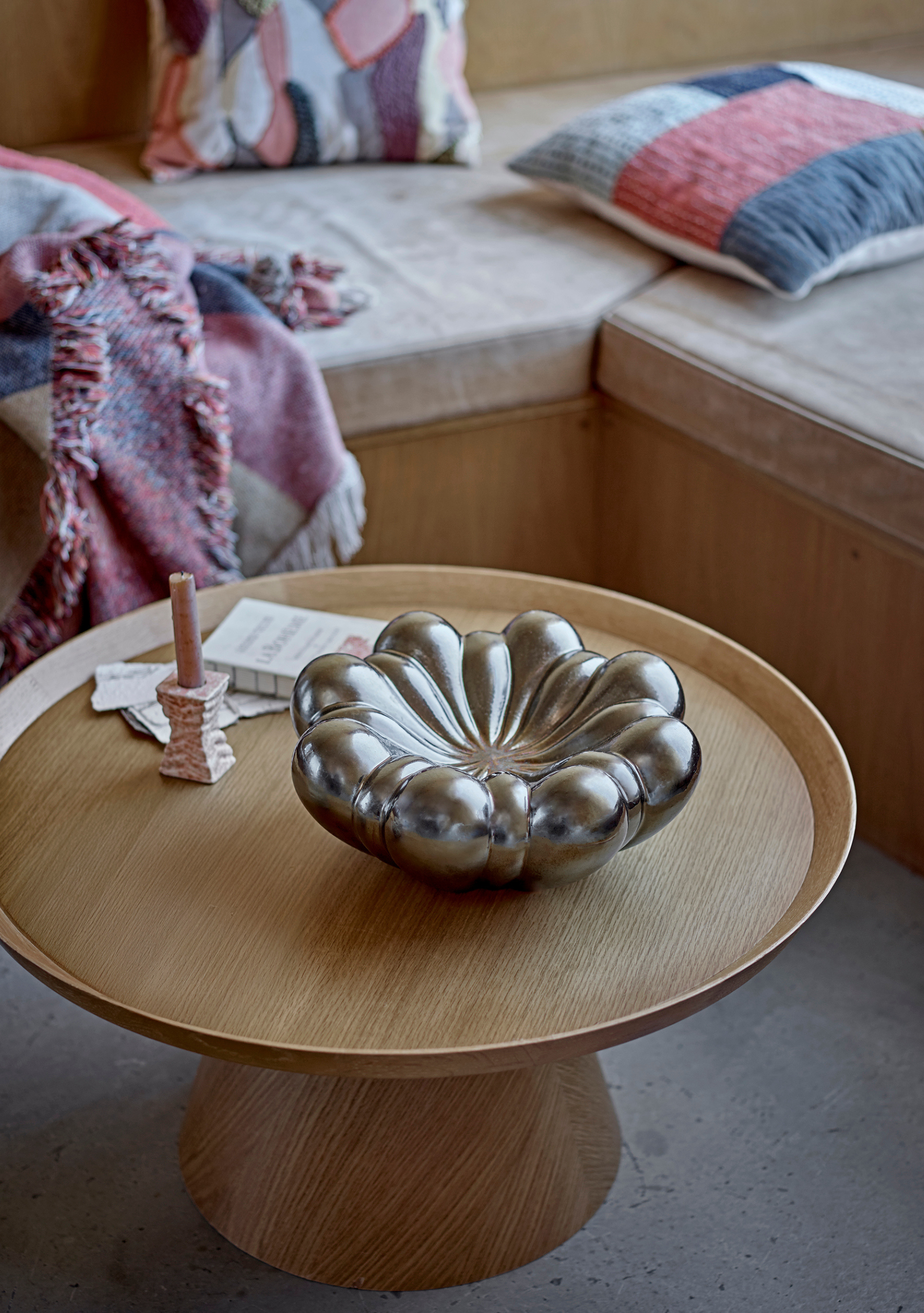 Luana Coffee Table – Natural Oak Veneer - Elara Maison