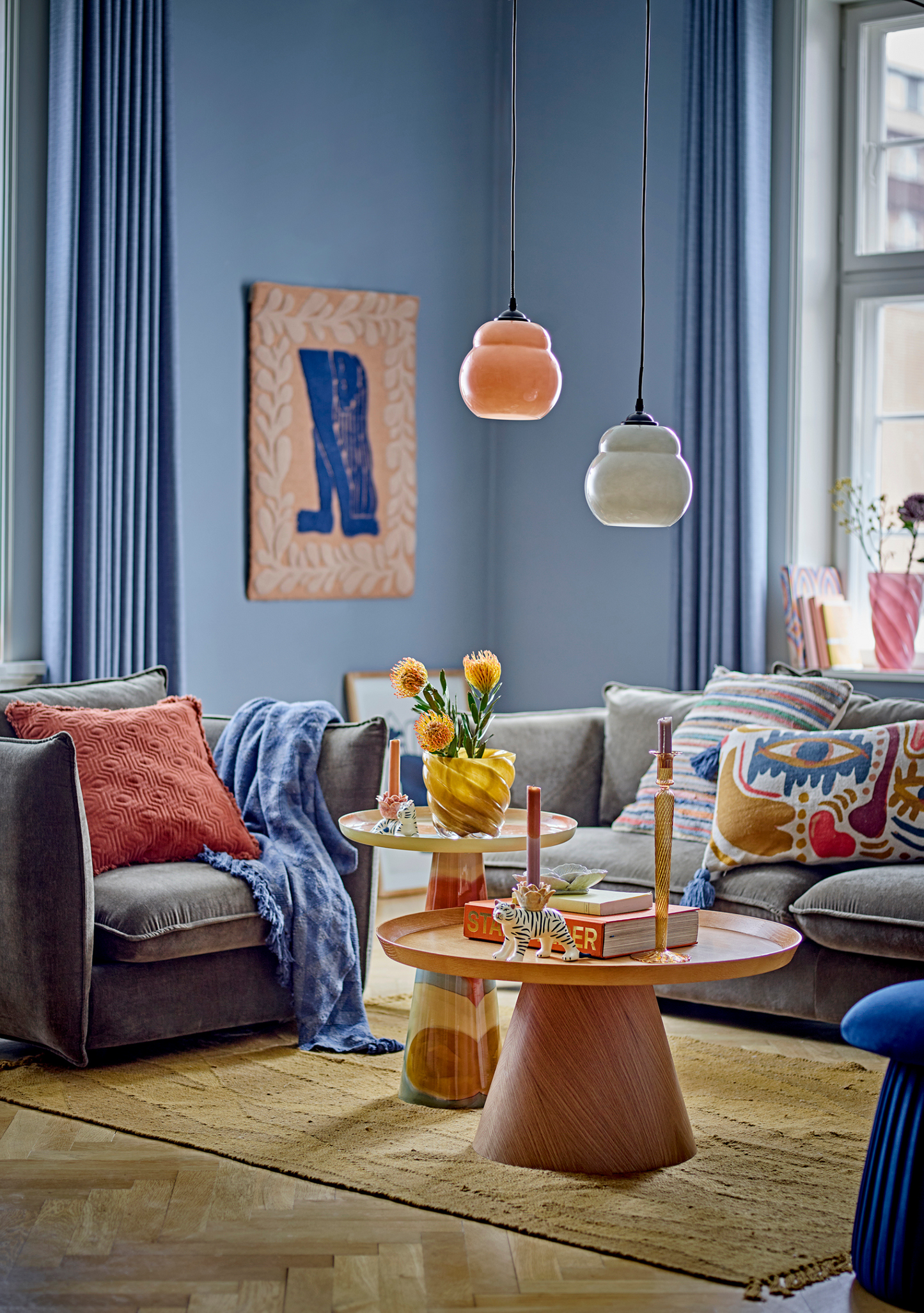 Luana Coffee Table – Natural Oak Veneer - Elara Maison