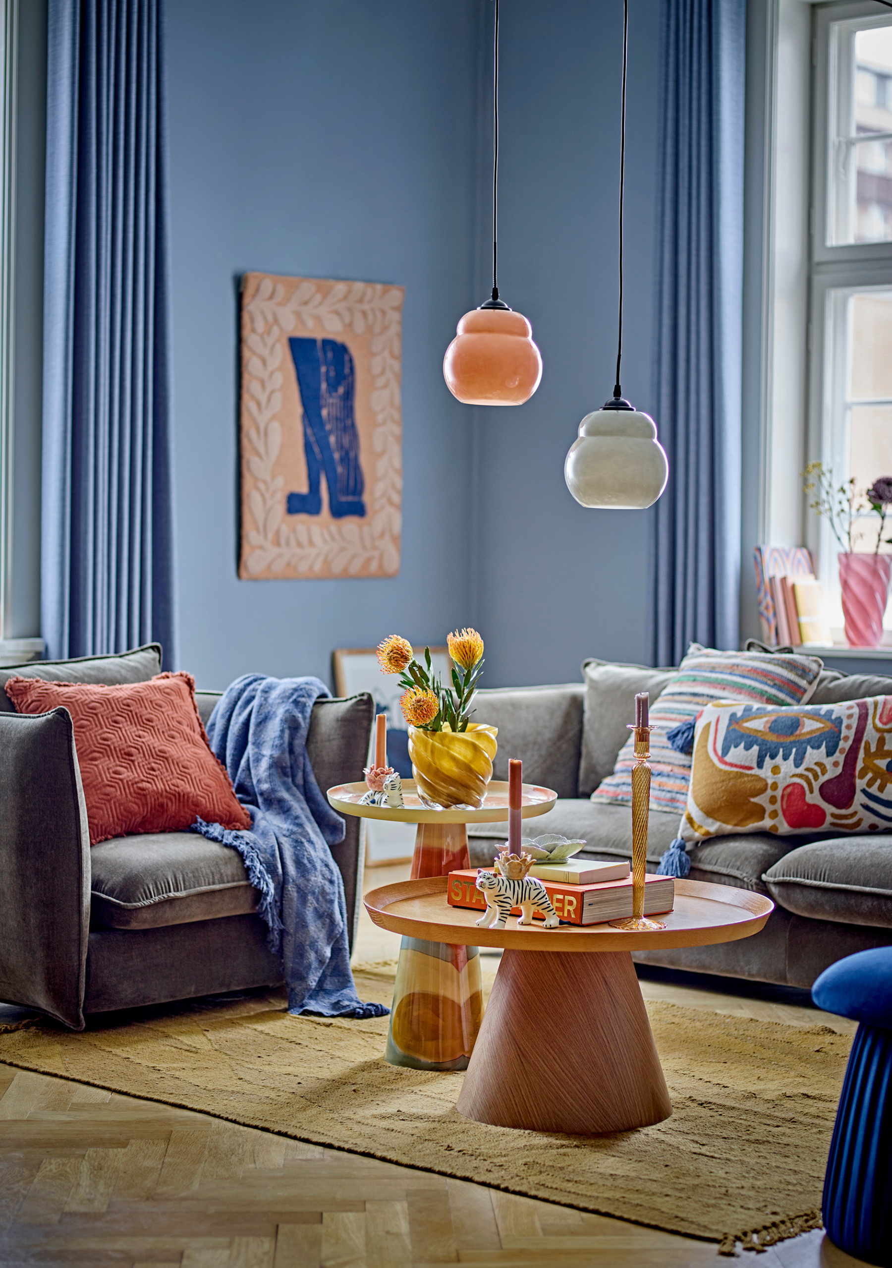 Luana Coffee Table – Natural Oak Veneer - Elara Maison