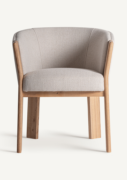 Nara Beige Oak Dining Chair
