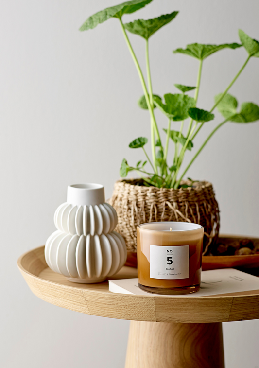 Luana Side Table – Natural Oak Veneer - Elara Maison