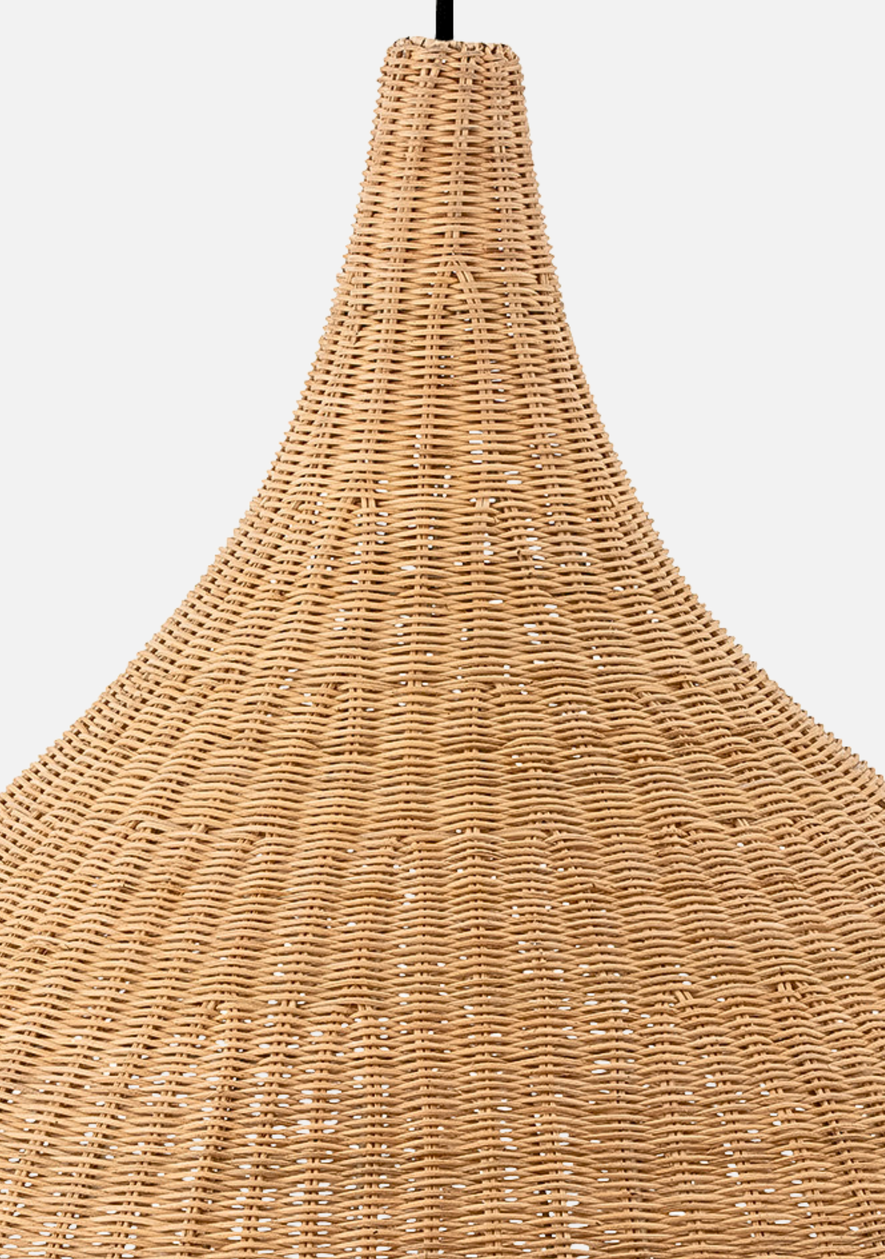 Camine Rattan Pendant - Elara Maison