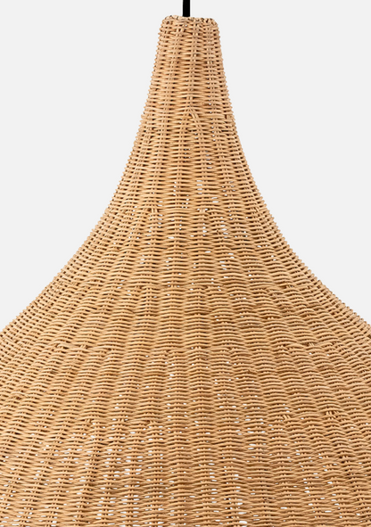 Camine Rattan Pendant - Elara Maison