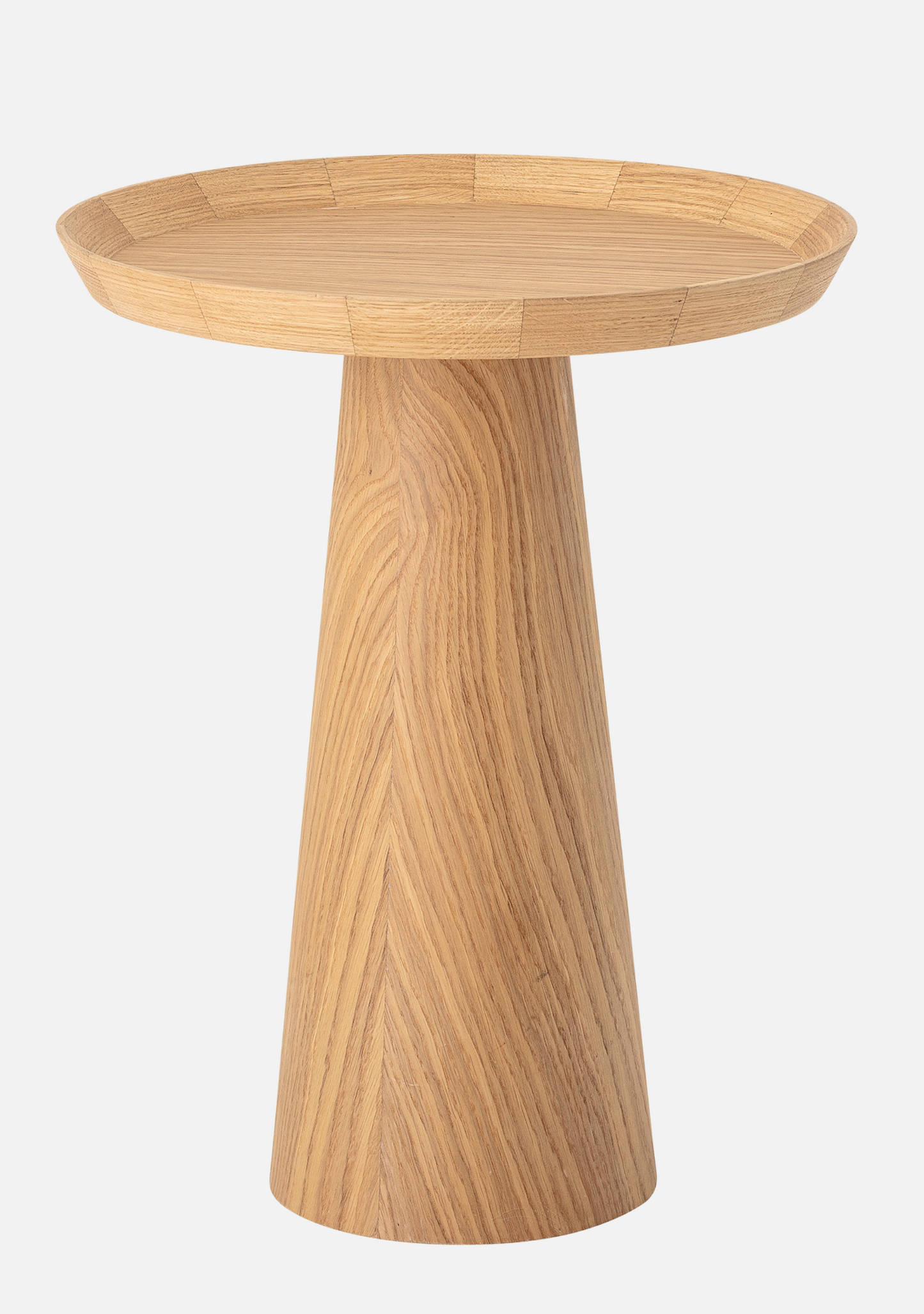 Luana Side Table – Natural Oak Veneer - Elara Maison