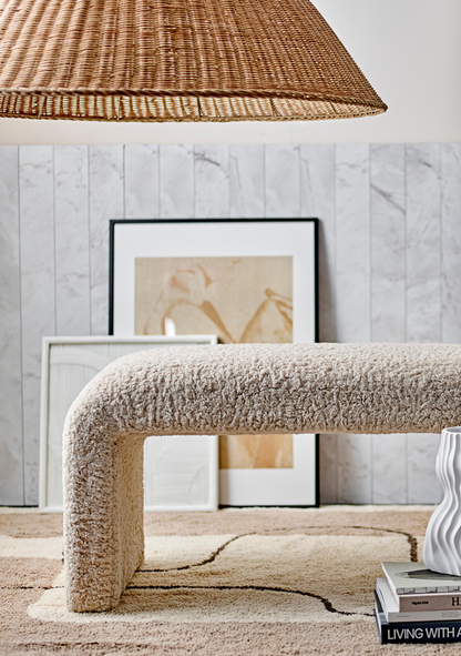 Camine Rattan Pendant - Elara Maison