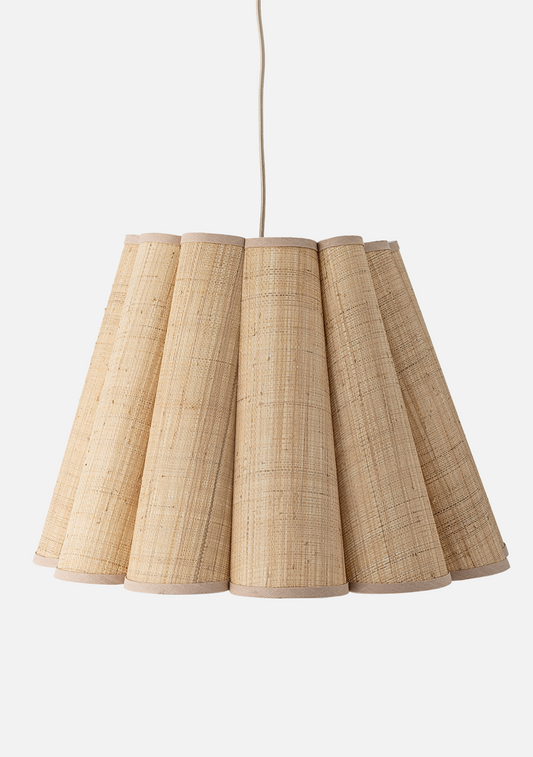 Sille Raffia Pendant - Elara Maison