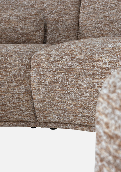 Batavier Sofa 6-Seater – Light Brown Mélange