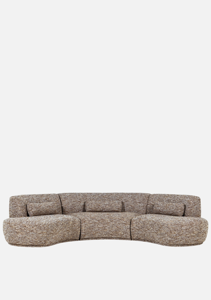 Batavier Sofa 6-Seater – Light Brown Mélange