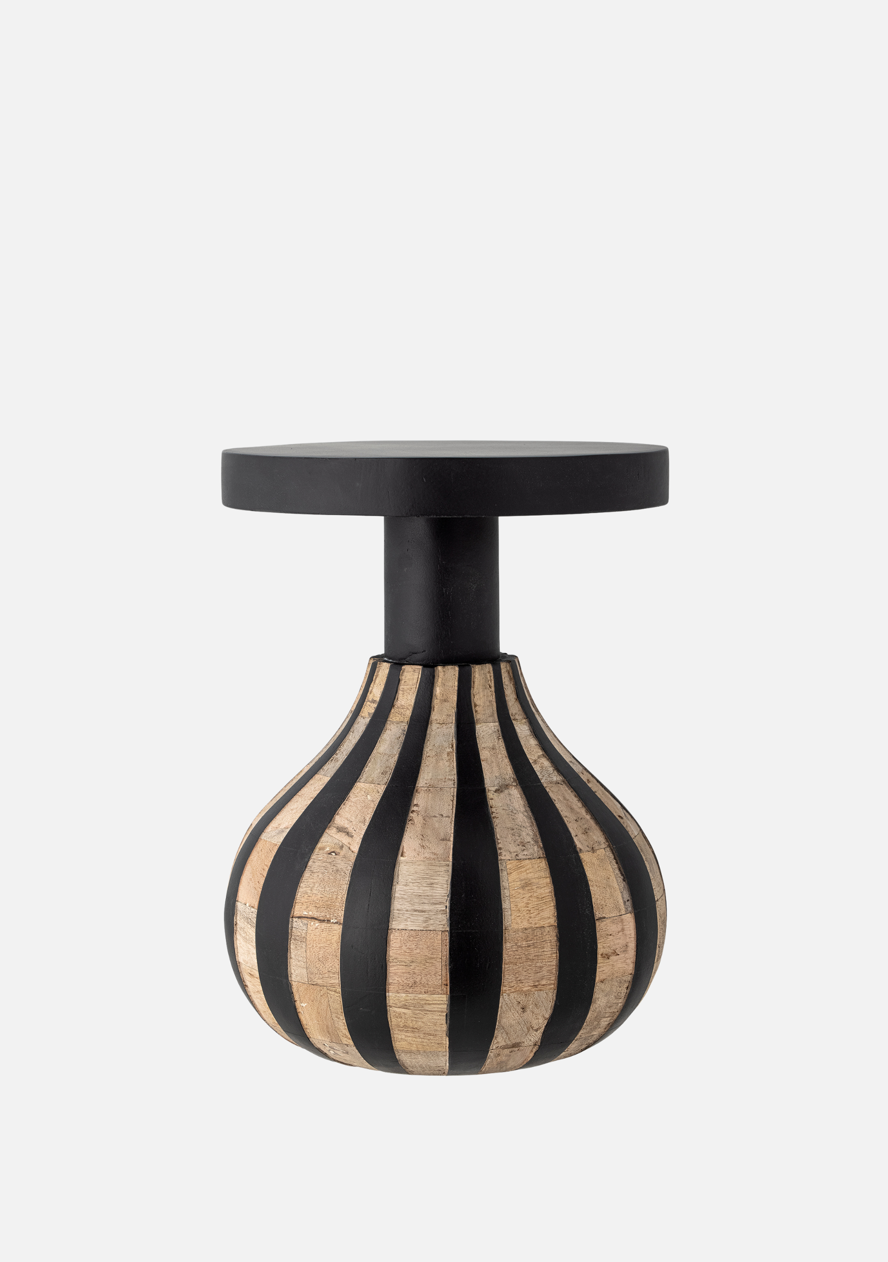 Aloise Side Table – Black FSC® 100% Mango Wood - Elara Maison