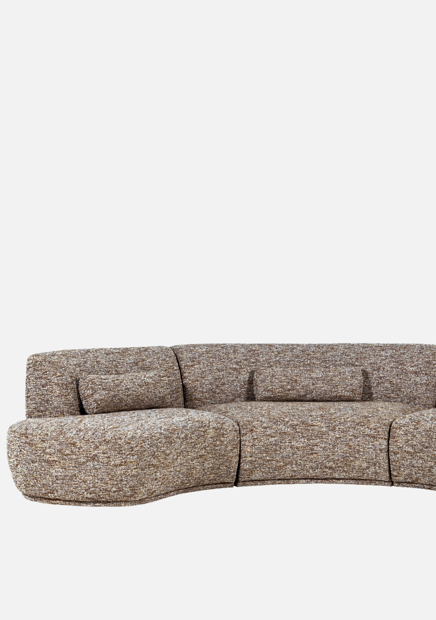 Batavier Sofa 6-Seater – Light Brown Mélange