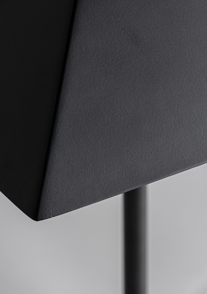 Atlas Marble Table Lamp – Grey & Black - Elara Maison