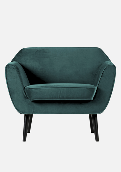 Rocco Armchair – Velvet Teal