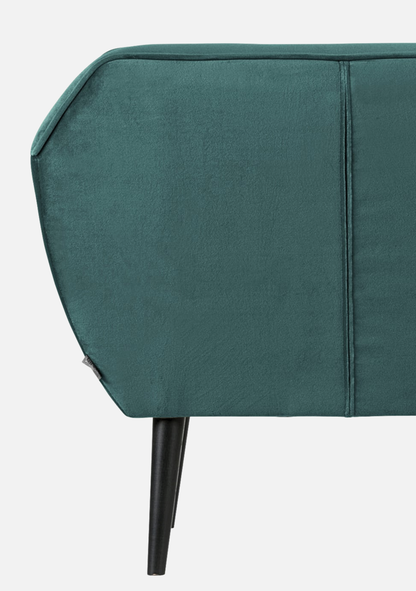 Rocco Armchair – Velvet Teal
