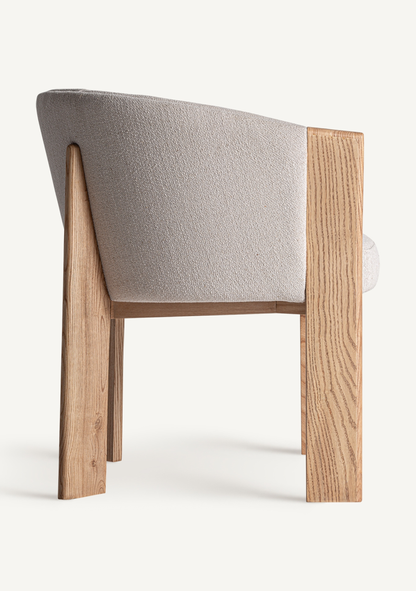 Nara Beige Oak Dining Chair