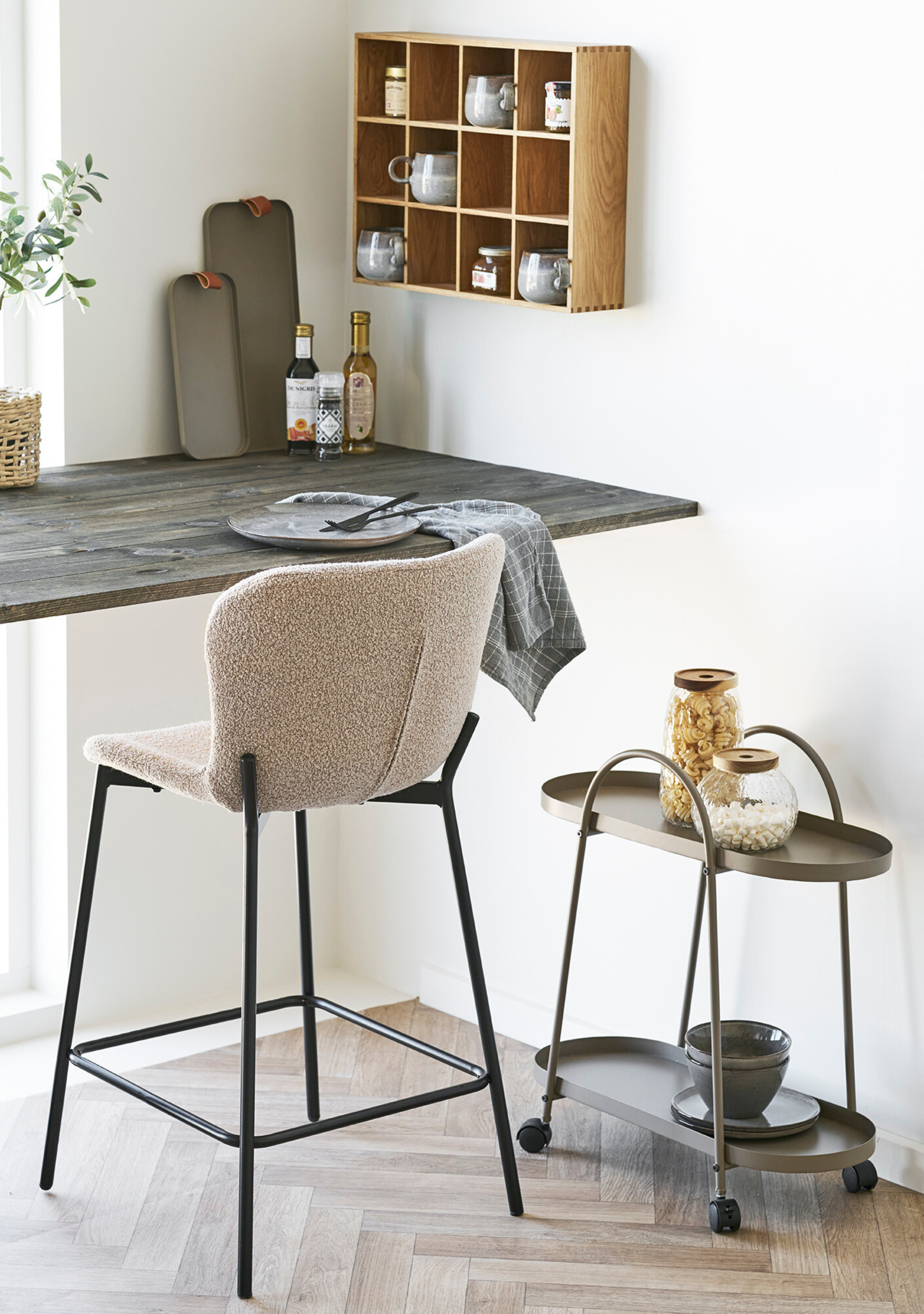 Maceda Counter Chair - Elara Maison